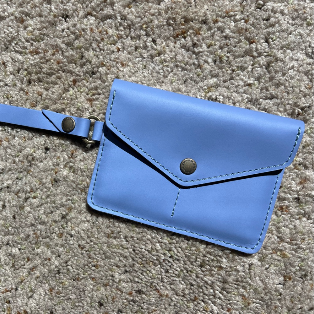 Portland Leather Goods Passport Wristlet - Jacaranda